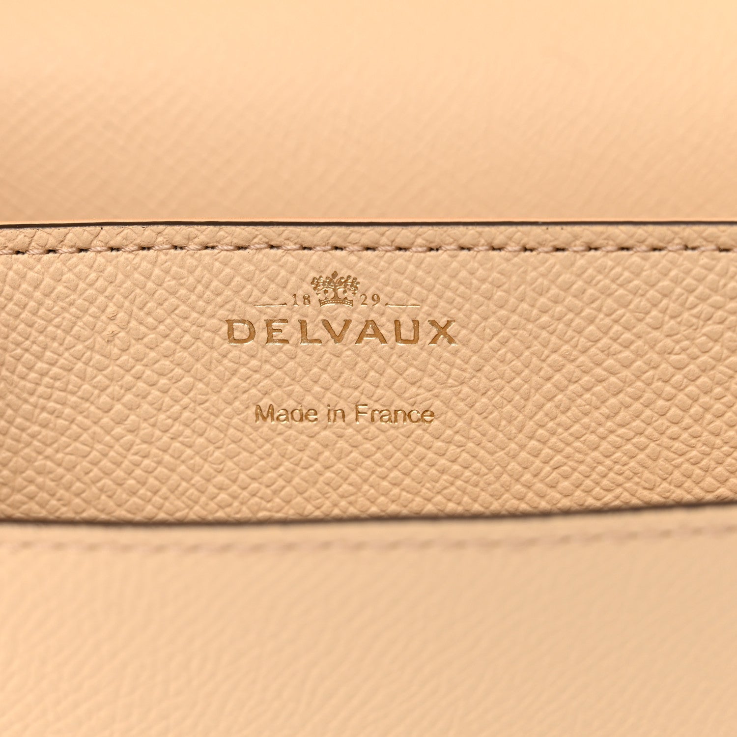 Delvaux Alpina Calfskin Lingot Crossbody Dune 6 of 10