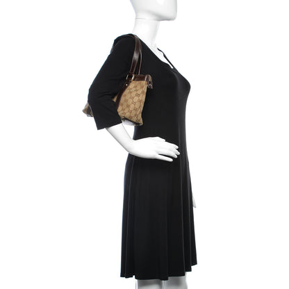 Gucci Monogram Small Abbey Tote Dark Brown 2 of 11