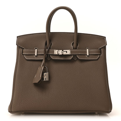 Hermes Togo Birkin 25 Etoupe 1 of 11