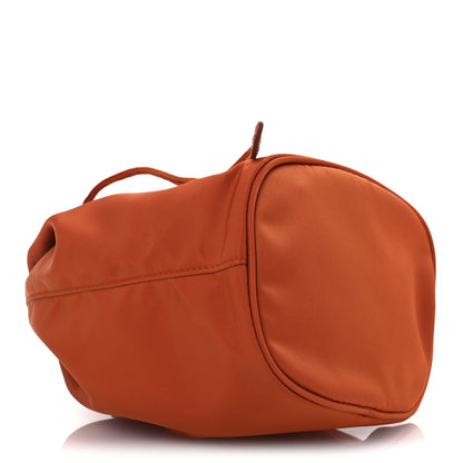 Prada Saffiano Tessuto Nylon Bucket Wristlet Papaya 4 of 11