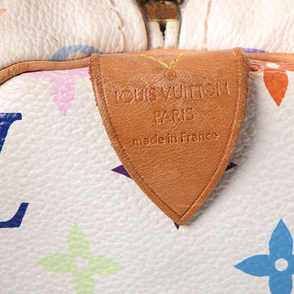 Louis Vuitton Monogram Multicolor Speedy 30 White 6 of 18