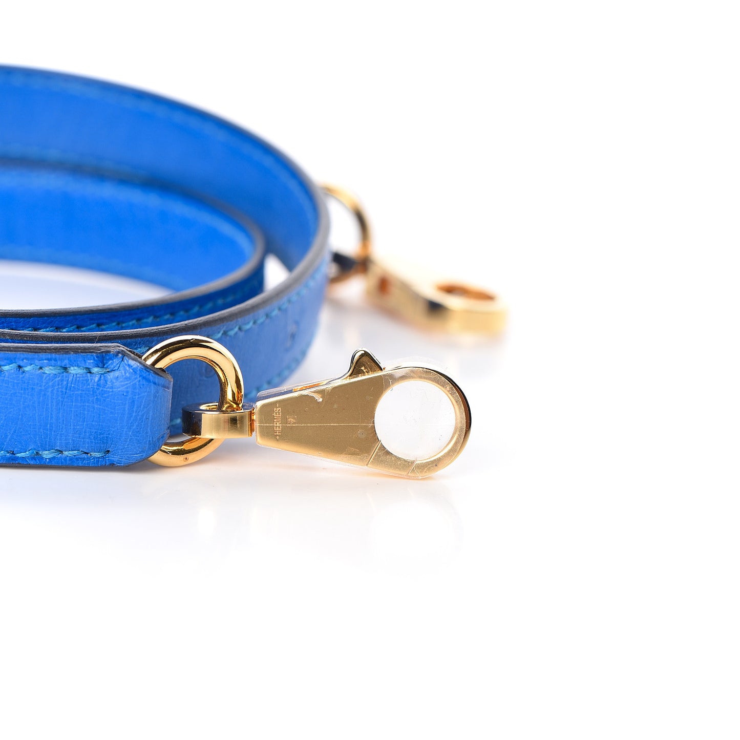 Ostrich Kelly Sellier 25 Bleuet