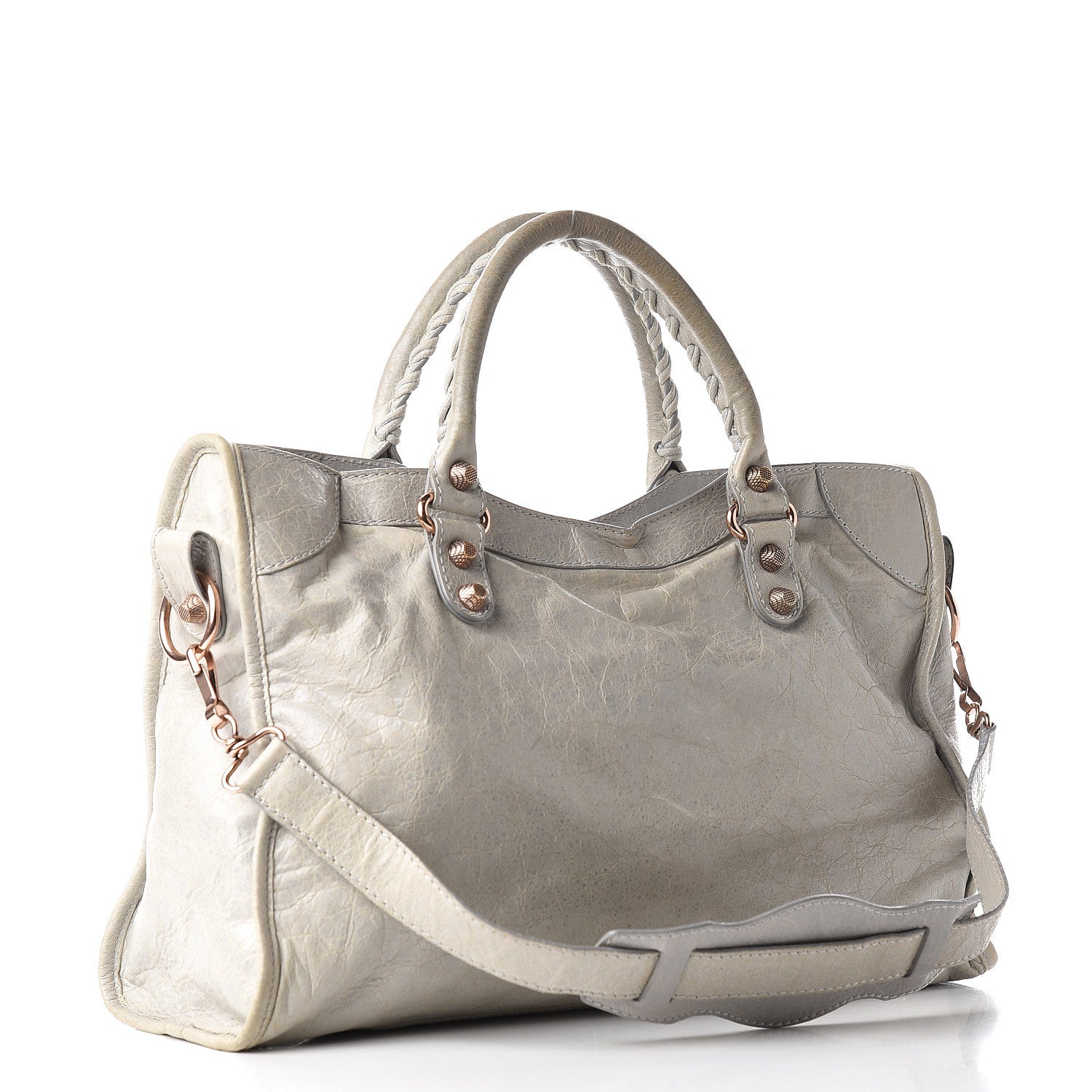 Balenciaga Agneau Giant 12 Rose Gold Hardware City Gris Ciment 2 of 9