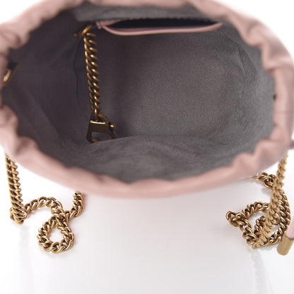 Gucci Calfskin Matelasse Mini GG Marmont 2.0 Bucket Bag Perfect Pink 7 of 9
