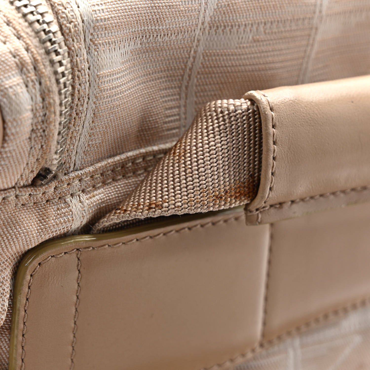 Chanel Nylon Travel Backpack Beige 12 of 12