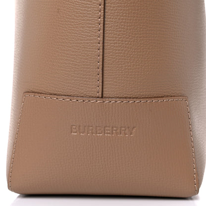 Burberry Calfskin TB Motif Embossed Medium Tote Camel 12 of 17