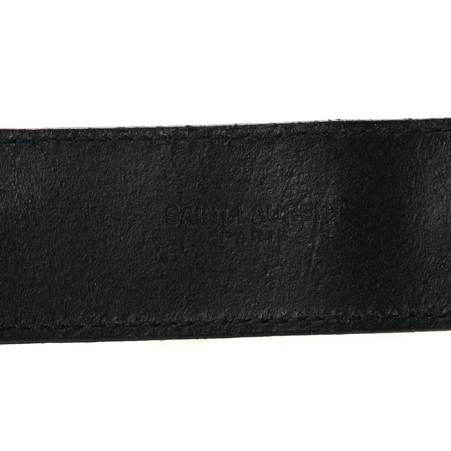 Calfskin Chain Rider Belt S Black