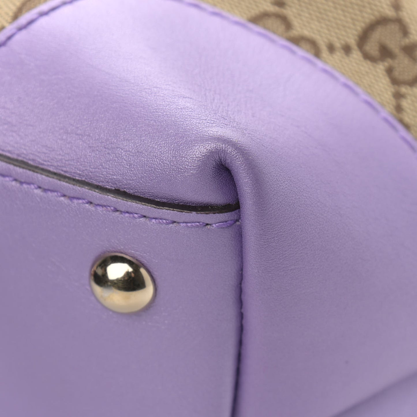 Monogram Small Lovely Heart Tote Purple
