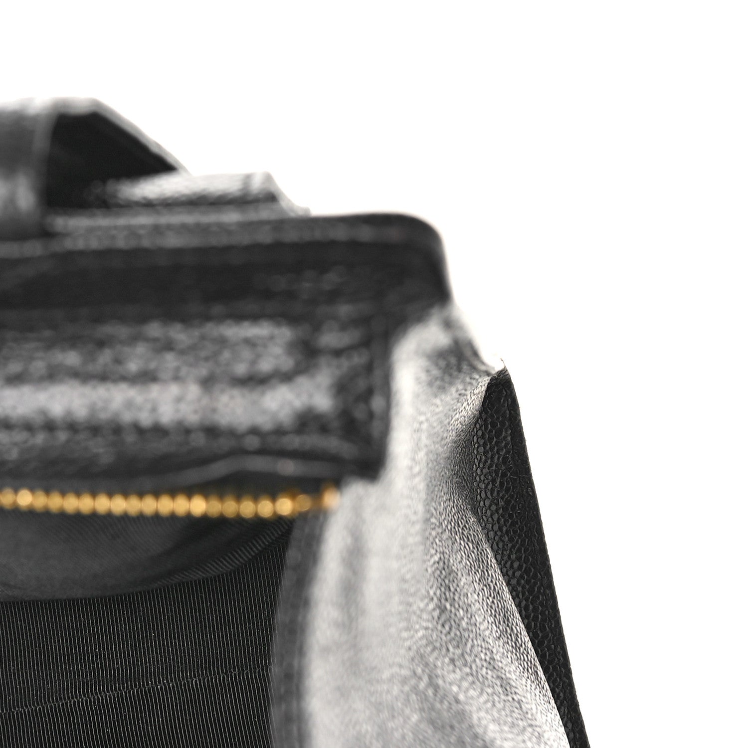 Chanel Caviar Flap Shoulder Bag Black 5 of 10