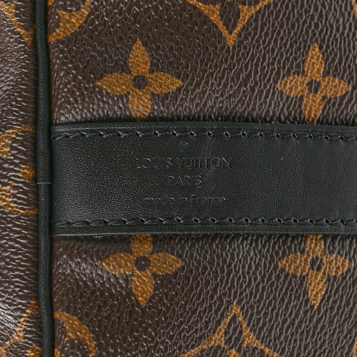 Louis Vuitton Monogram Macassar Keepall Bandouliere 55 5 of 10