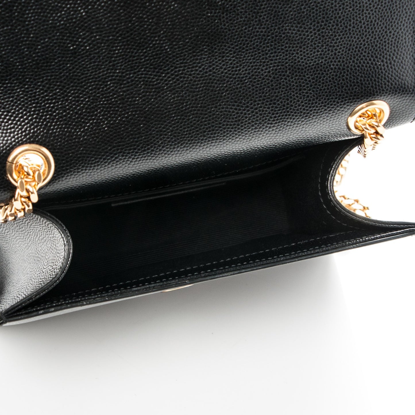 Grain De Poudre Small Monogram Kate Satchel Black