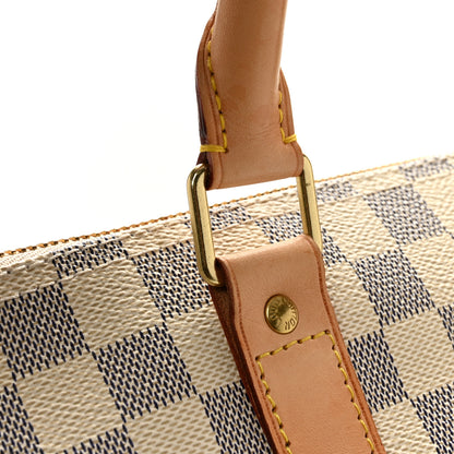 Louis Vuitton Damier Azur Keepall Bandouliere 55 11 of 12
