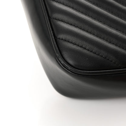 Saint Laurent Calfskin Matelasse Monogram Lou Camera Bag Black 12 of 14