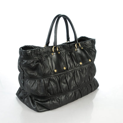 Prada Nappa Gaufre Tote Nero Black 3 of 8