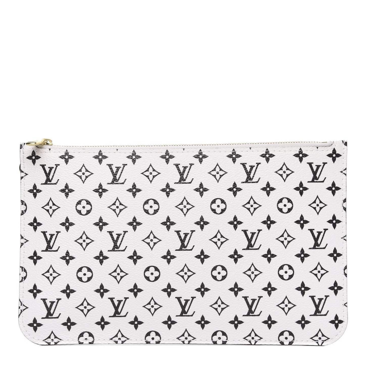 Monogram Giant Neverfull MM GM Pochette White