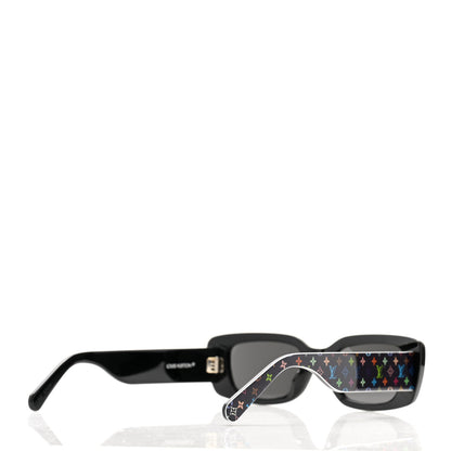 Louis Vuitton LV X TM Acetate Monogram Multicolor Sunglasses Z2709W Black 4 of 7