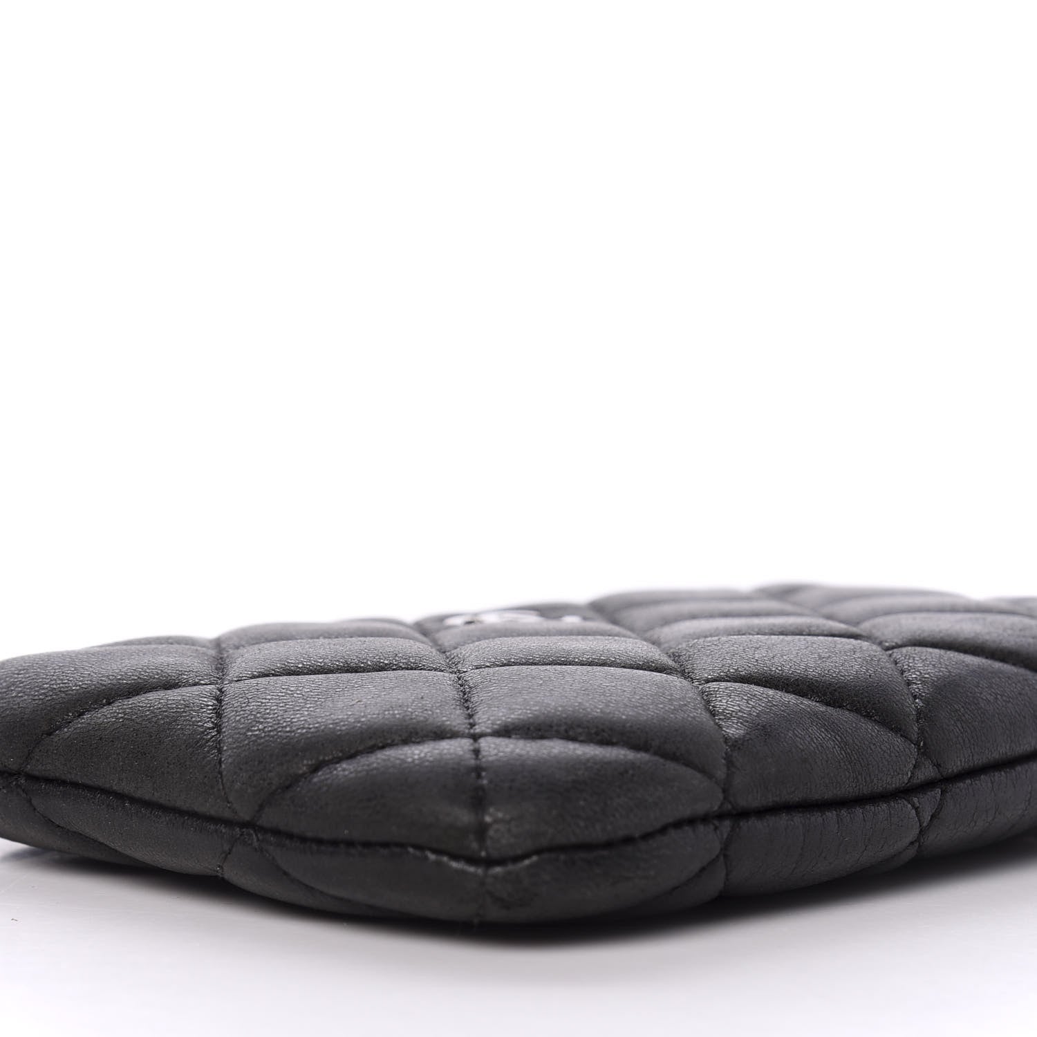 Chanel Lambskin Quilted Small Cosmetic Case Black 8 of 10