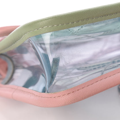 Chanel Lambskin PVC Quilted Mini Coco Splash Flap Blue Green 15 of 18