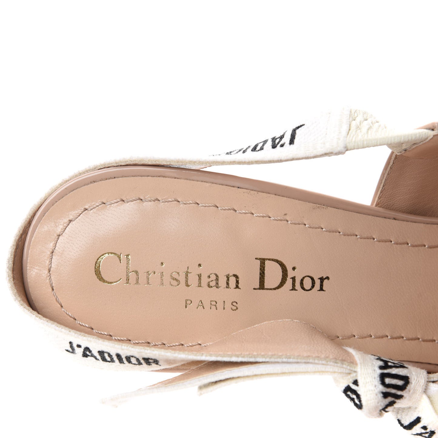 Patent Ribbon J'Adior Slingback 100mm Pumps 39 Nude
