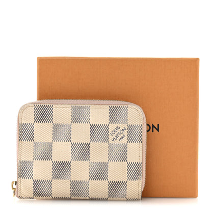 Louis Vuitton Damier Azur Zippy Coin Purse Rose Ballerine 11 of 11