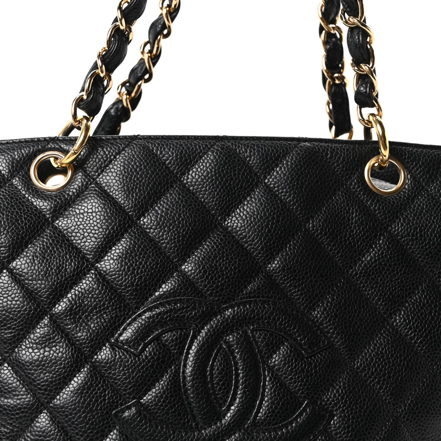 Chanel Caviar Quilted Petit Timeless Tote PTT Black 8 of 10