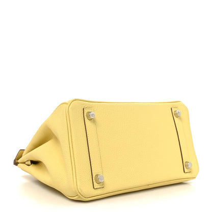 Hermes Togo Birkin 25 Jaune Poussin 4 of 13