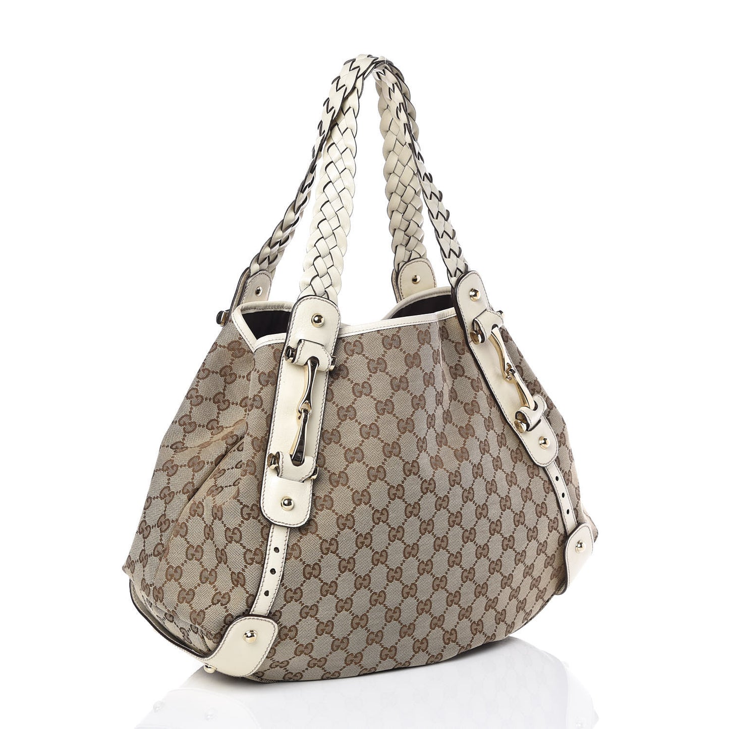 Monogram Medium Pelham Shoulder Bag Off White