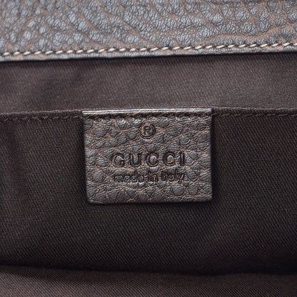 Gucci Guccissima New Pelham Clutch Dark Brown 6 of 8