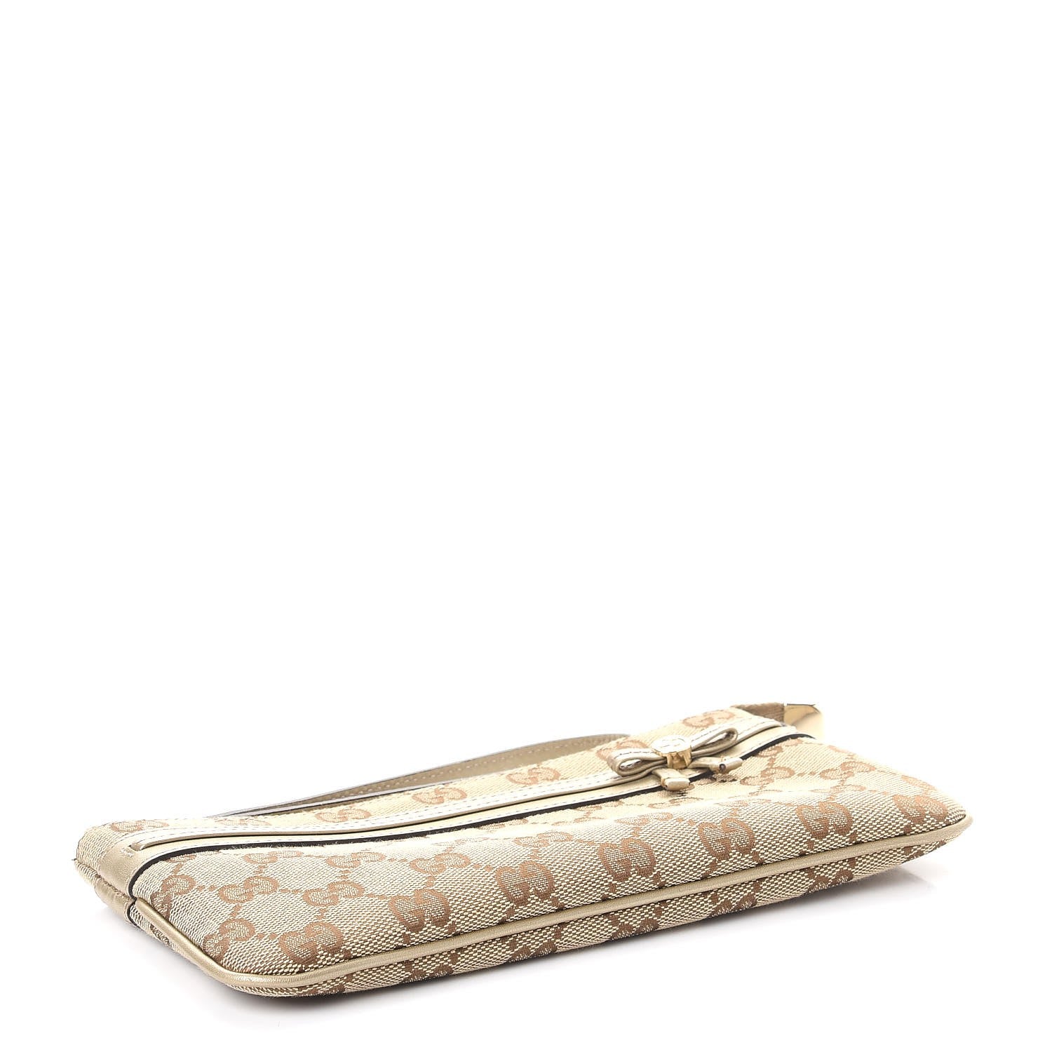 Gucci Monogram Mayfair Wristlet Champagne 4 of 8