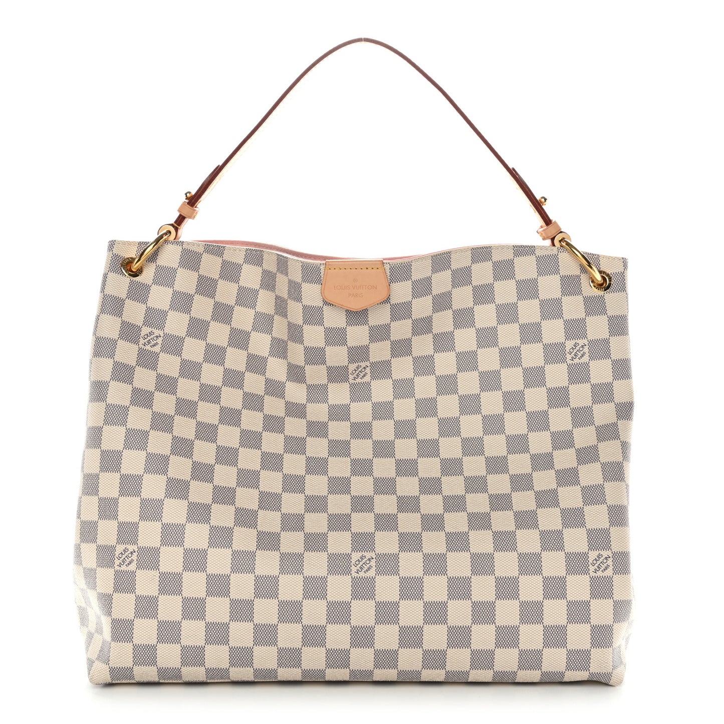 Damier Azur Graceful MM Rose Ballerine