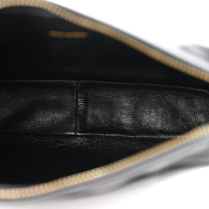 Chanel Lambskin Quilted CC Tassel Camera Case Black 5 of 13