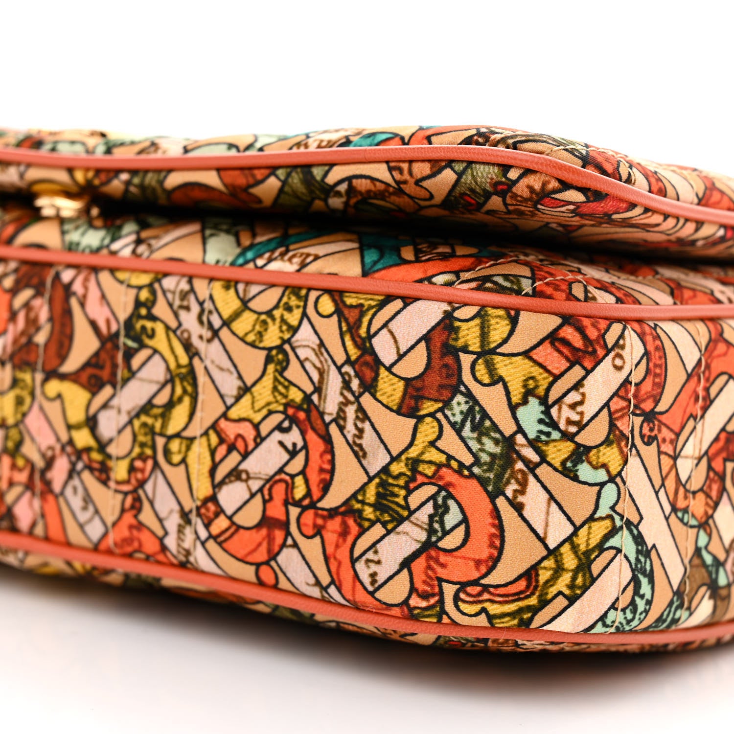 Burberry Fabric Monogram Quilted TB Resin Chain Small Lola Bag Multicolor 10 of 10
