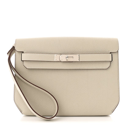 Hermes Togo Horseshoe Kelly Depeches 25 Beton Bleu Saphir 1 of 9