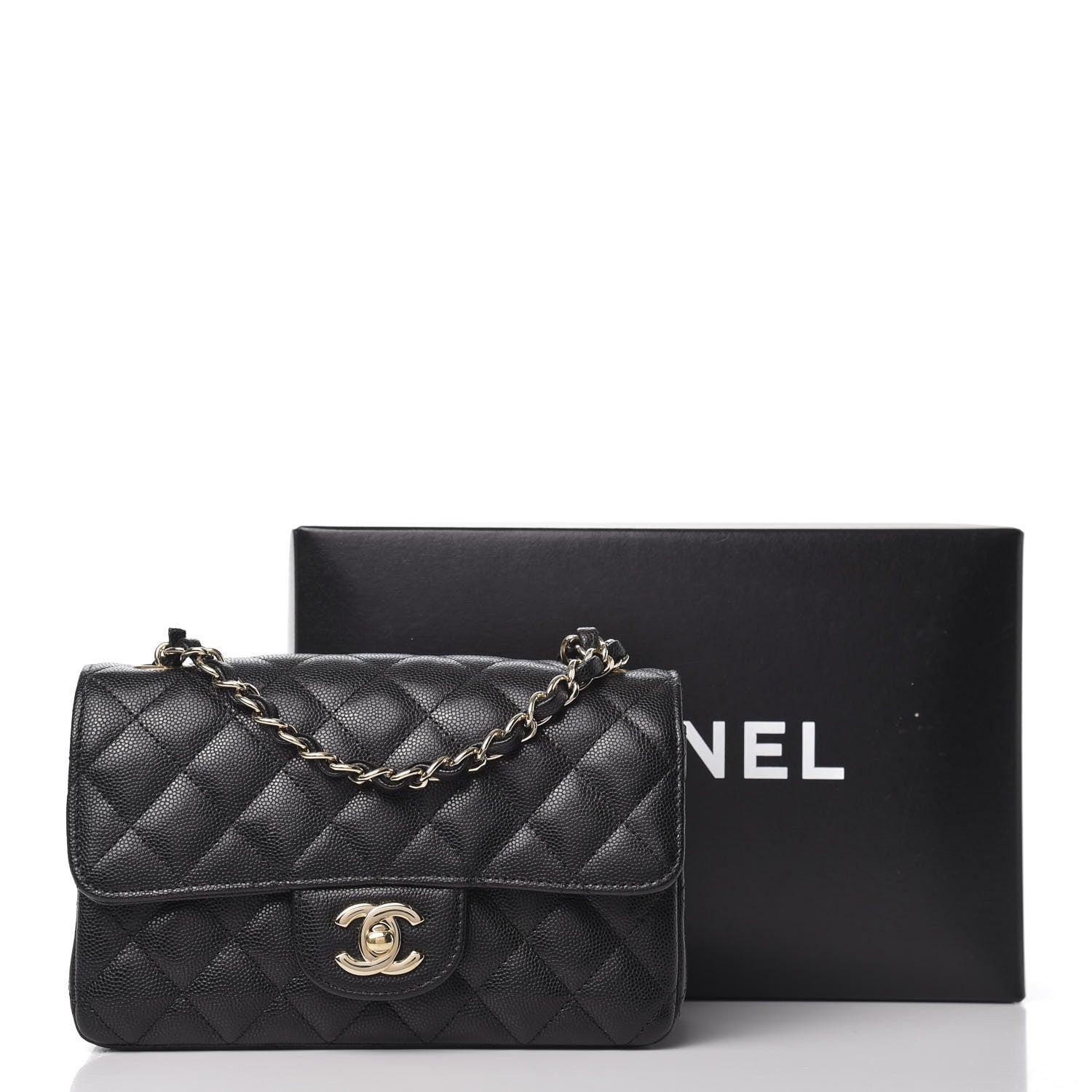 Chanel Caviar Quilted Mini Rectangular Flap Black 11 of 11