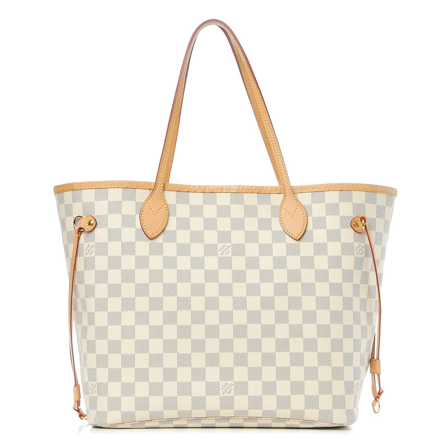 Damier Azur Neo Neverfull MM Rose Ballerine