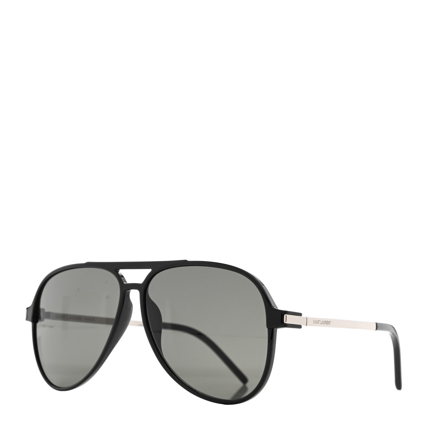 Saint Laurent Aviator Classic 11 Slim Sunglasses Black 1 of 7
