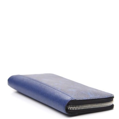 Louis Vuitton Taigarama Vertical Zippy Wallet Cobalt 4 of 10