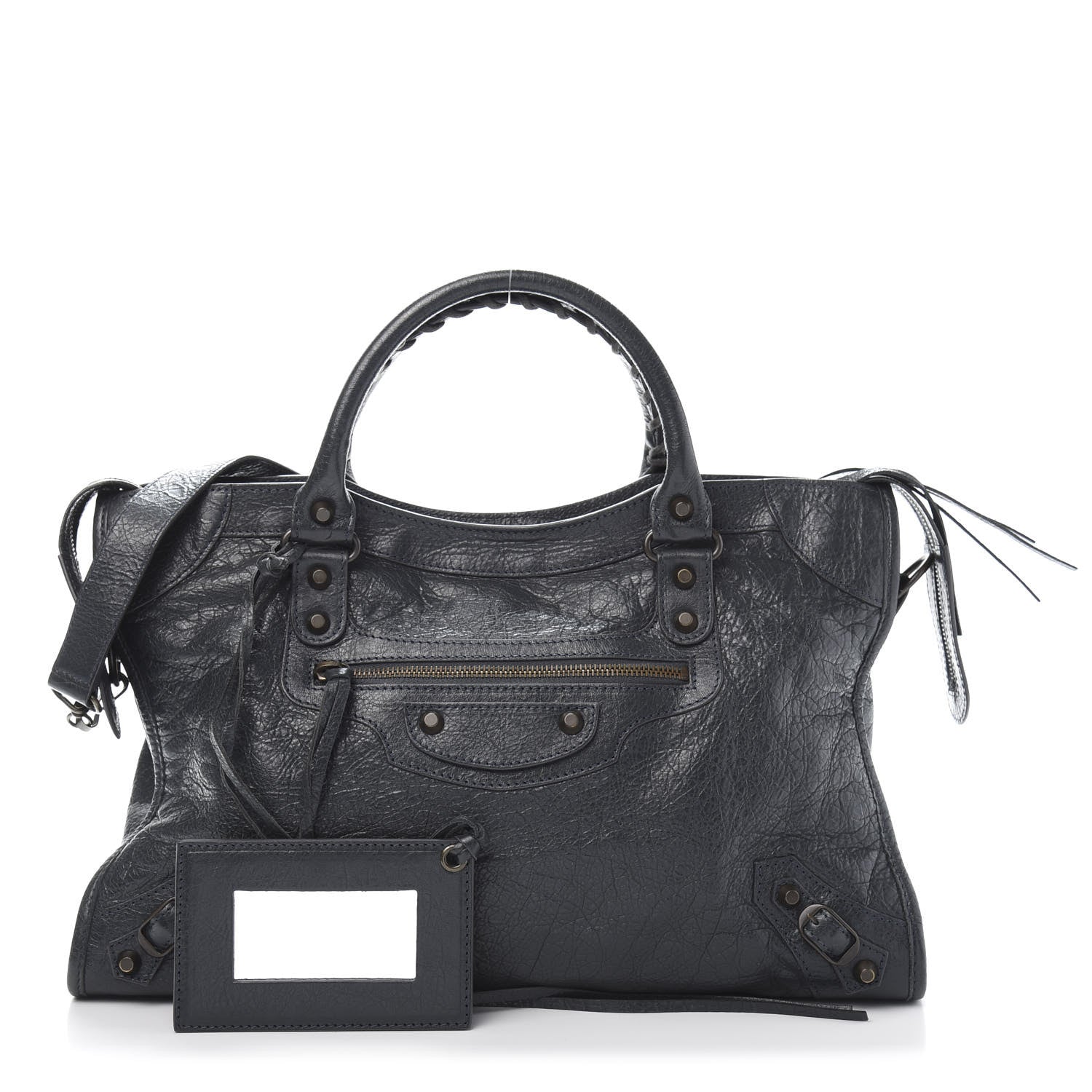 Balenciaga Agneau Classic Hardware City Anthracite 1 of 12