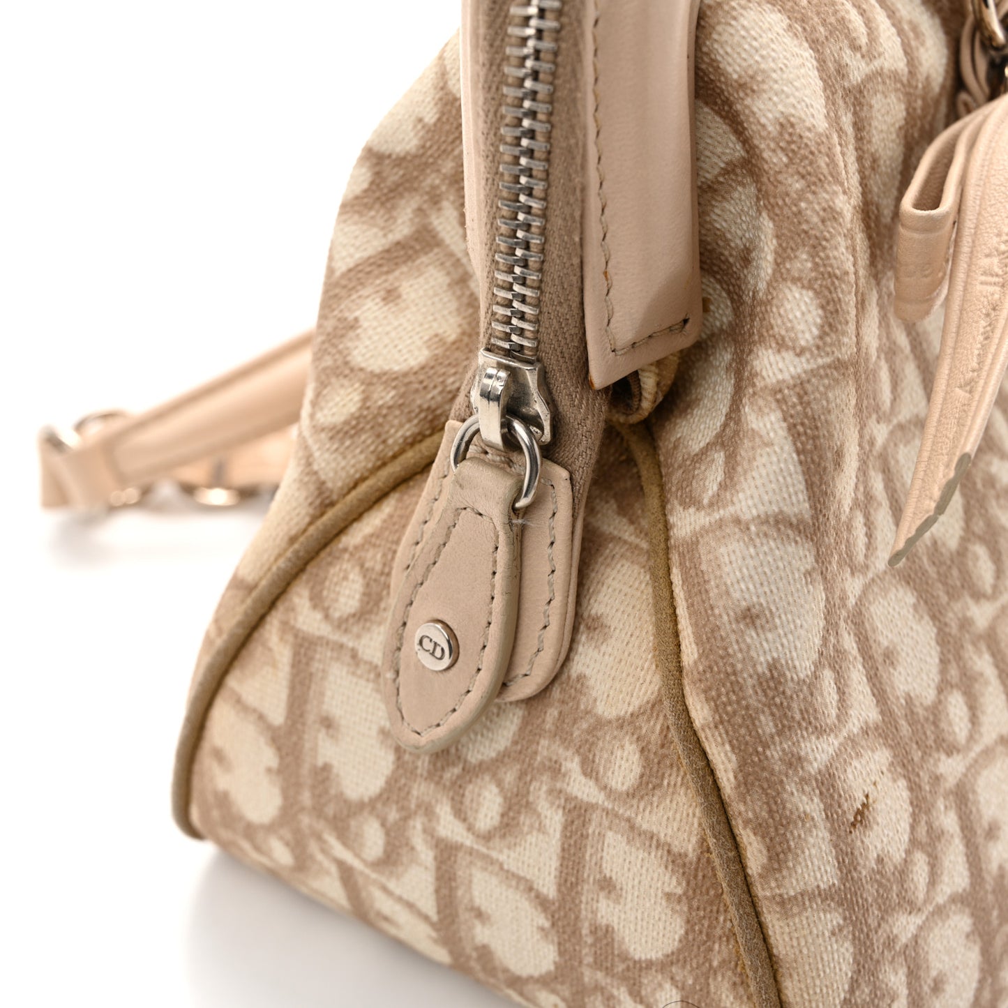 Monogram Trotter Romantique Zipped Tote Beige
