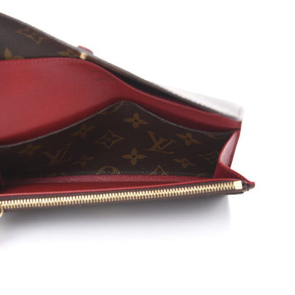 Louis Vuitton Monogram Emilie Wallet Red 4 of 7