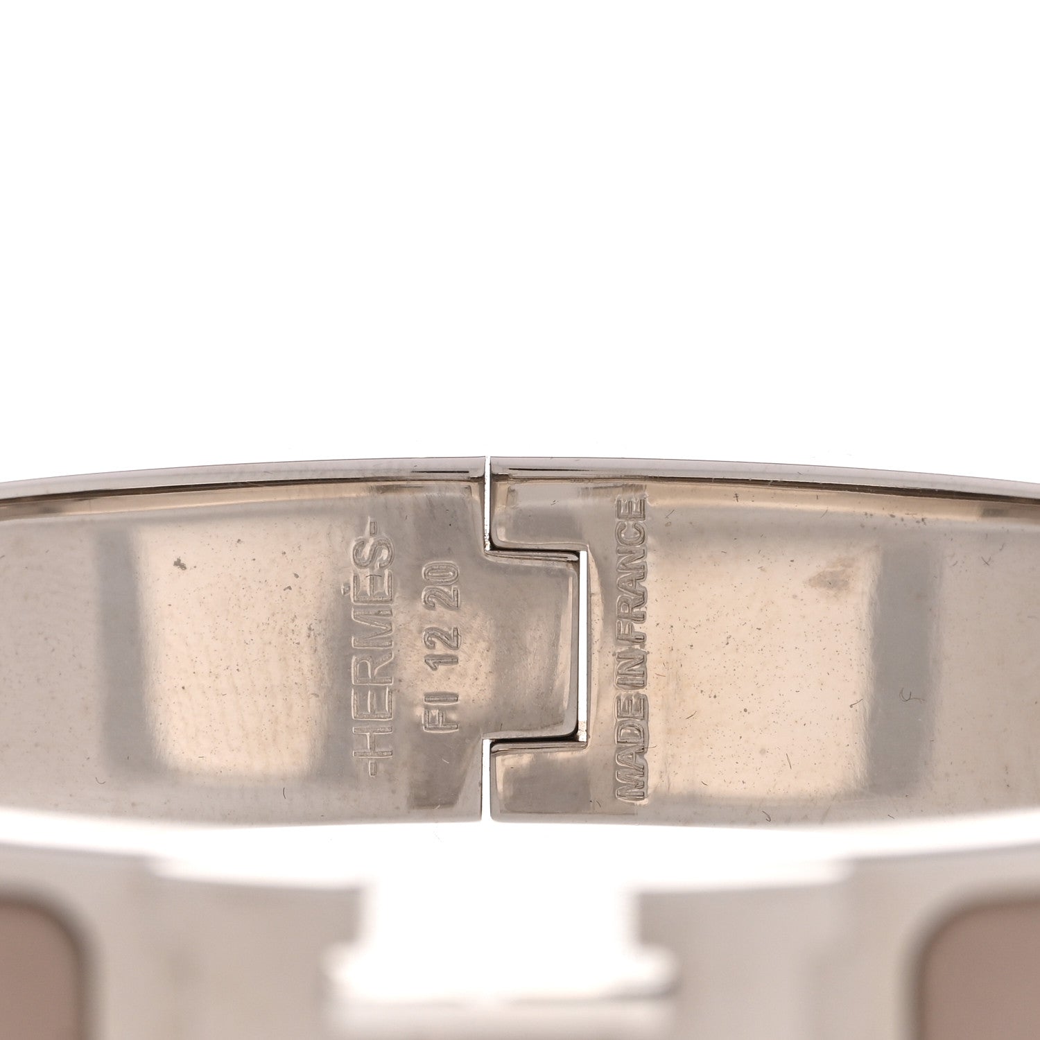 Hermes Enamel Narrow Clic Clac H Bracelet PM Marron Glace 4 of 5