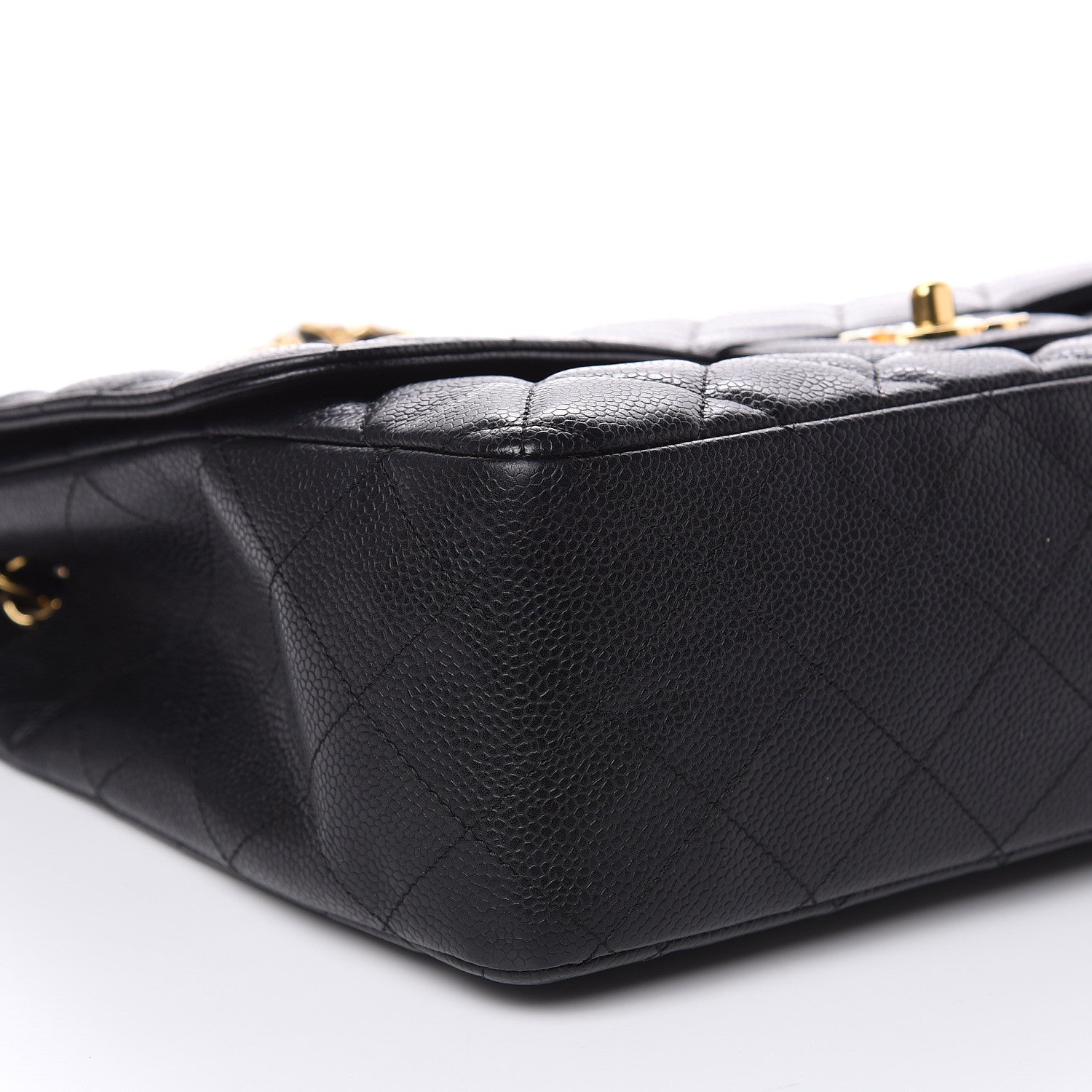 Chanel Caviar Quilted Jumbo Single Flap Black 8 of 11