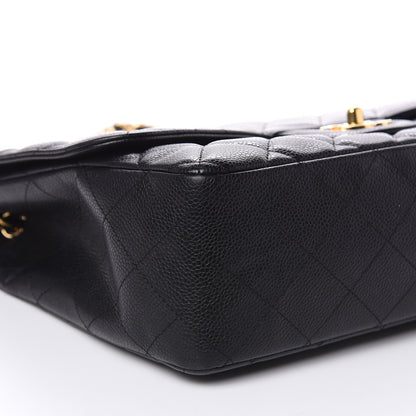 Chanel Caviar Quilted Jumbo Single Flap Black 8 of 11