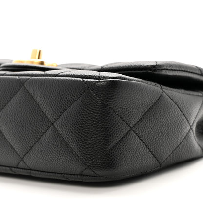 Chanel Caviar Quilted Mini Sweetheart Flap Black 10 of 11