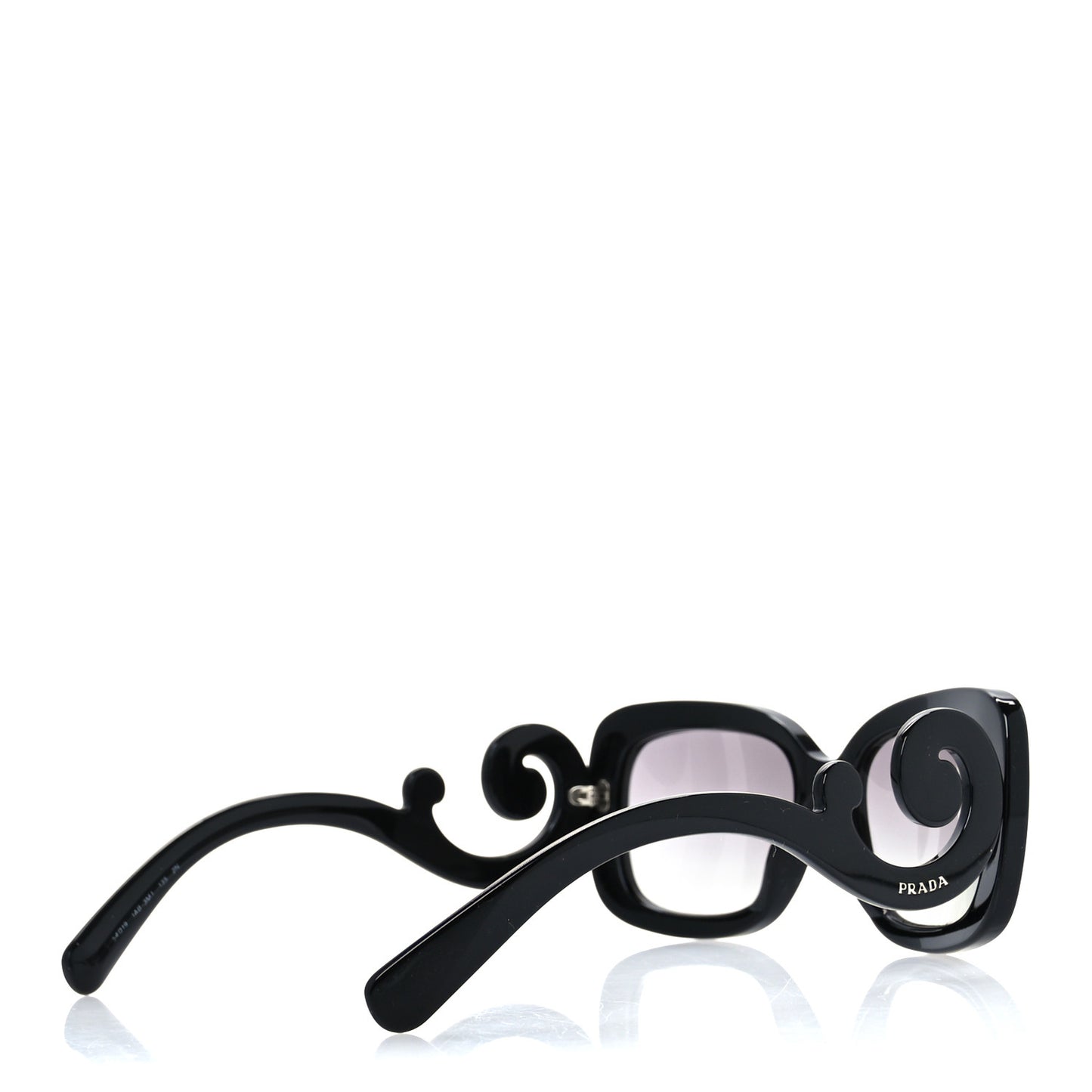Acetate Baroque Sunglasses SPR 27O Black