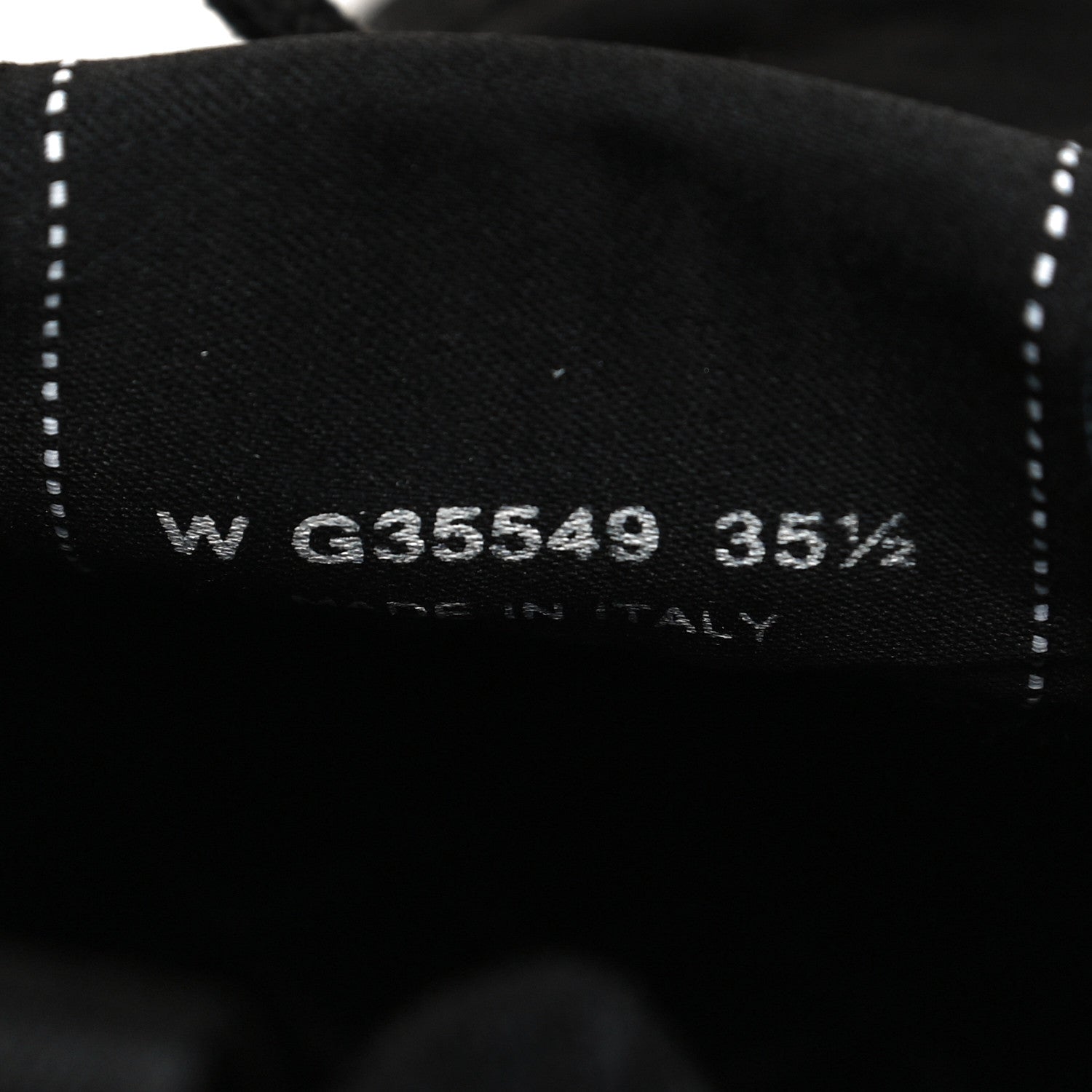 Chanel Fabric Logo Sneakers 35.5 Black 9 of 10
