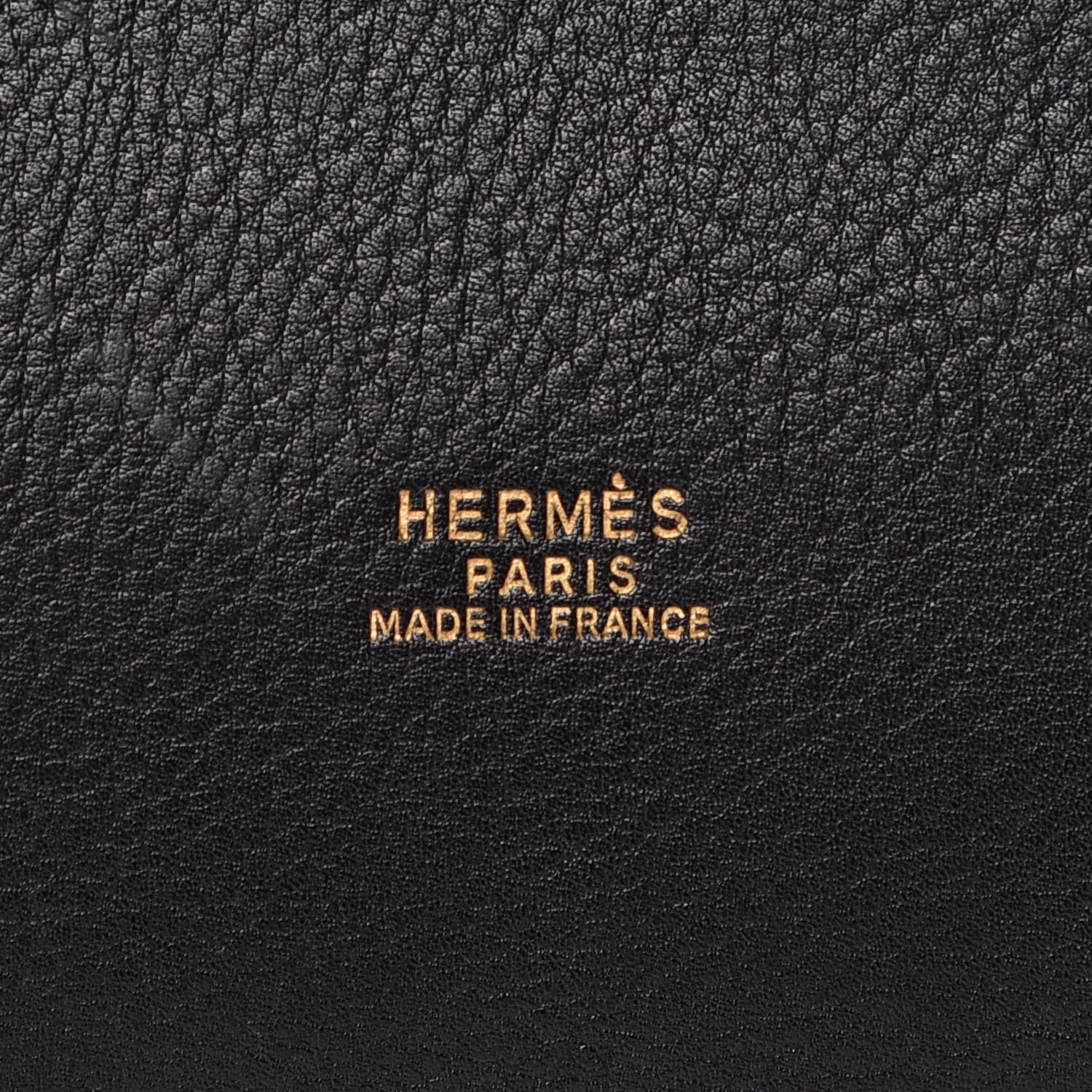 Hermes Evergrain Market Drawstring Bag 28 Black 6 of 8