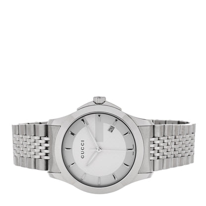 Gucci Stainless Steel 38mm G-Timeless Quartz Watch 2 of 5