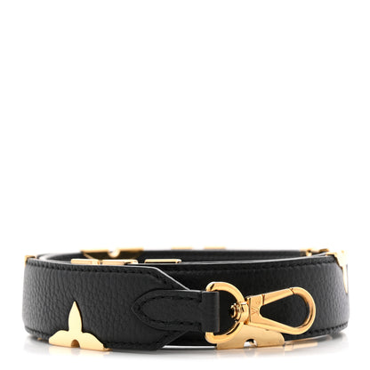 Louis Vuitton Taurillon Iris Bandouliere Shoulder Strap Black 1 of 4