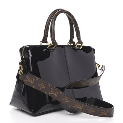 Louis Vuitton Patent Calfskin Miroir Tote Black 3 of 10